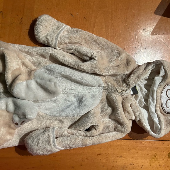 Onesies 0 to  3 moths infant set of two. Winter warmth full body cover hoodie - Picture 13 of 13